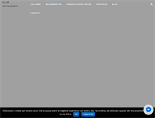 Tablet Screenshot of onoffcommunication.it